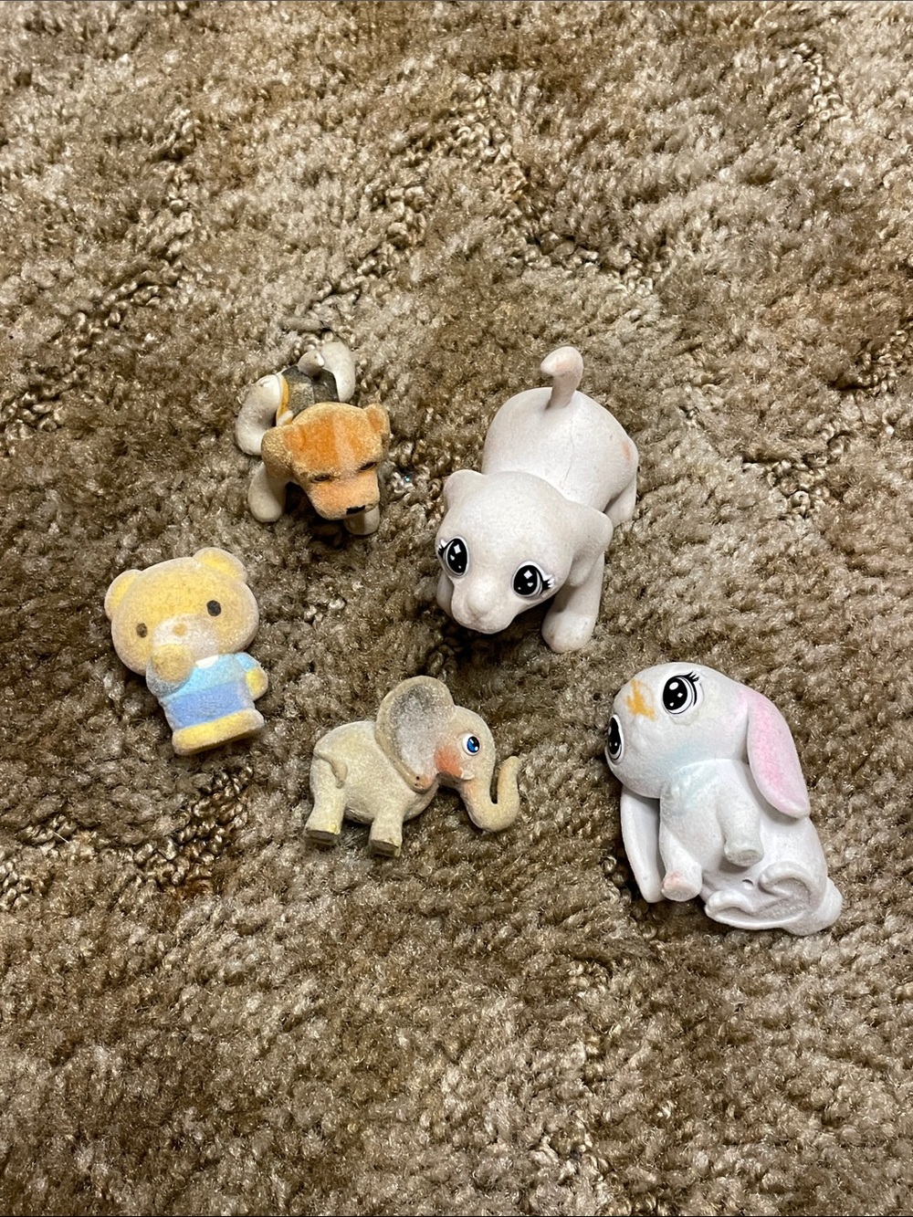 Velvet‎ Fuzzy Mixed Animals Kid Toys Set of 5